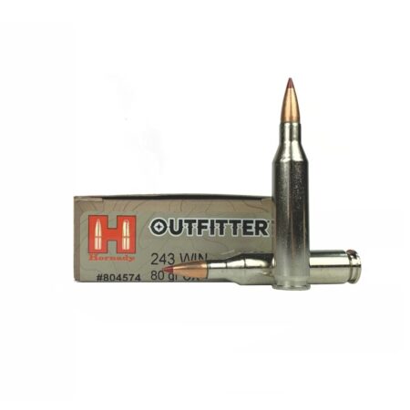 Hornady Outfitter .243 Winchester 80 Gr. CX Polymer Tip- Lead-Free- Box of 20