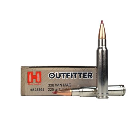 Hornady Outfitter .338 Winchester Magnum 225 Gr. CX Polymer Tip- Lead-Free- Box of 20