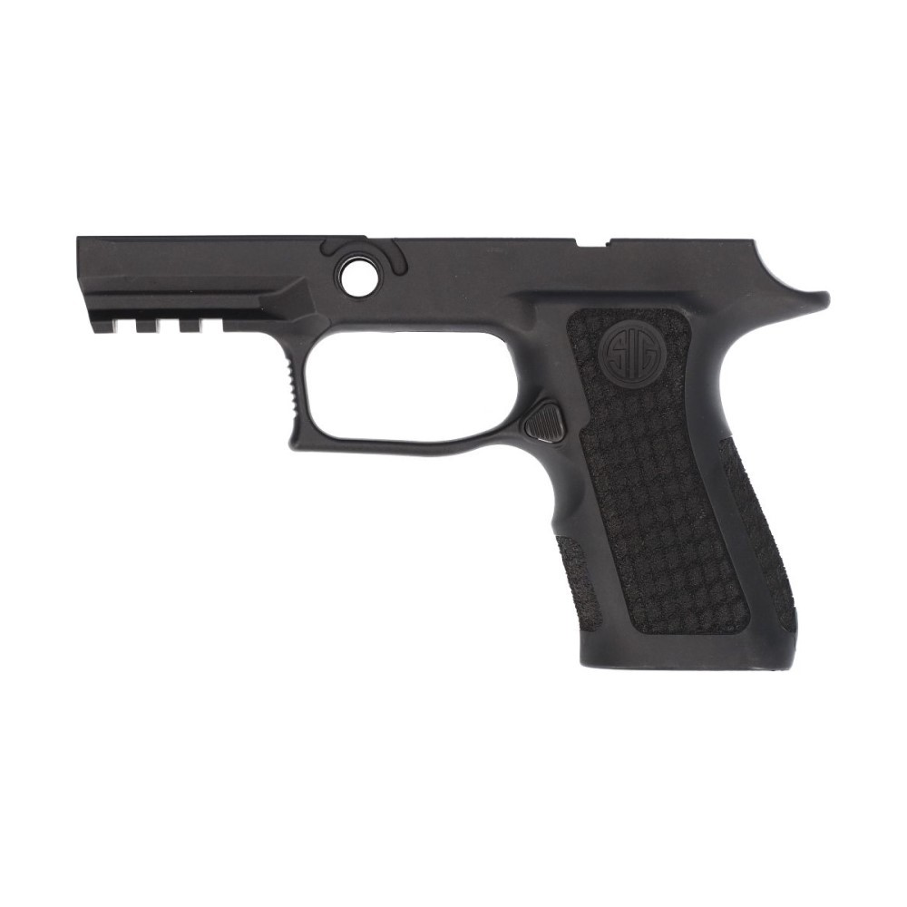 an image of the product SIG SAUER P320 LXG Laser Stippled Grip Module Assembly, Compact, Medium, 9mm, .357 Sig, .40 S&W- Black - 8900751