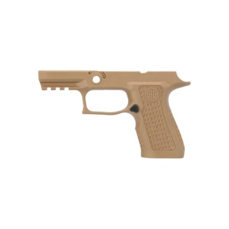 an image of the product SIG SAUER P320 LXG Laser Stippled Grip Module Assembly, XCompact, Medium, 9mm, .357 Sig, .40 S&W- Coyote - 8900753