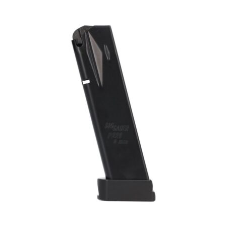 SIG SAUER P226 X-FIVE 9mm 20-Round Extended Magazine- Aluminum Base Plate- Black