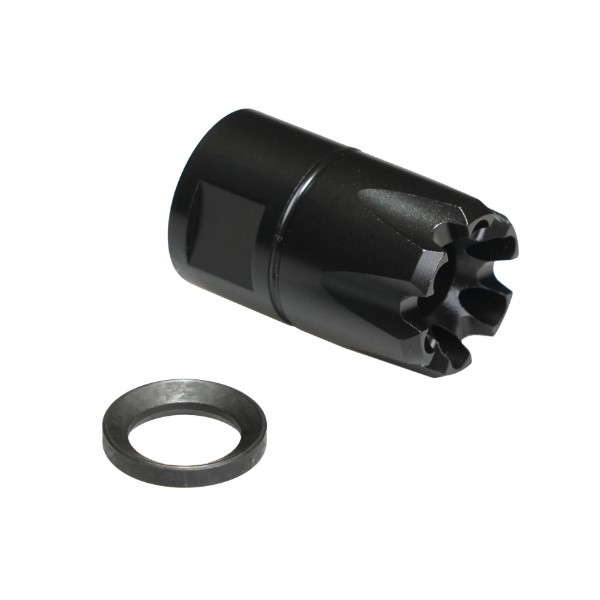 CMMG Zeroed AR-15 9mm Linear Compensator 1/2"x28- Steel Black