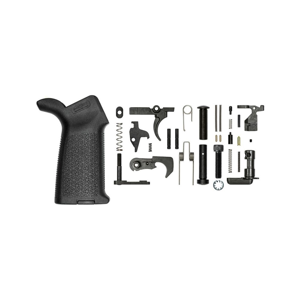 an image of the product Aero Precision M4E1 AR-15 MOE Lower Parts Kit- Black - APRH100968