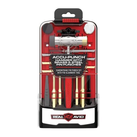Real Avid Accu-Punch Hammer with Brass and Steel Pin Punches