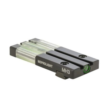 MeproLight Ft Bullseye Fiber-Tritium Optical Fixed Rear Sight, Springfield Armory XD/XDM- Green