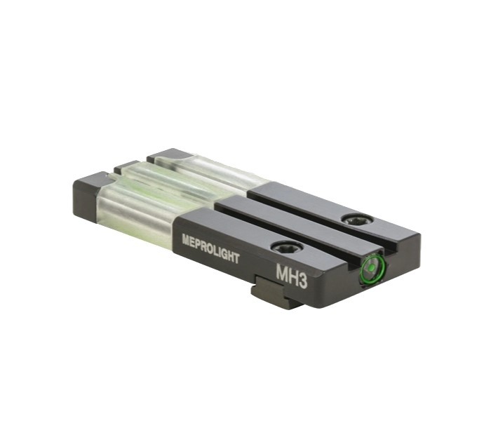 MeproLight Ft Bullseye Fiber-Tritium Optical Fixed Rear Sight, Sig Sauer P-Frames(Except P365/P365XL)- Green