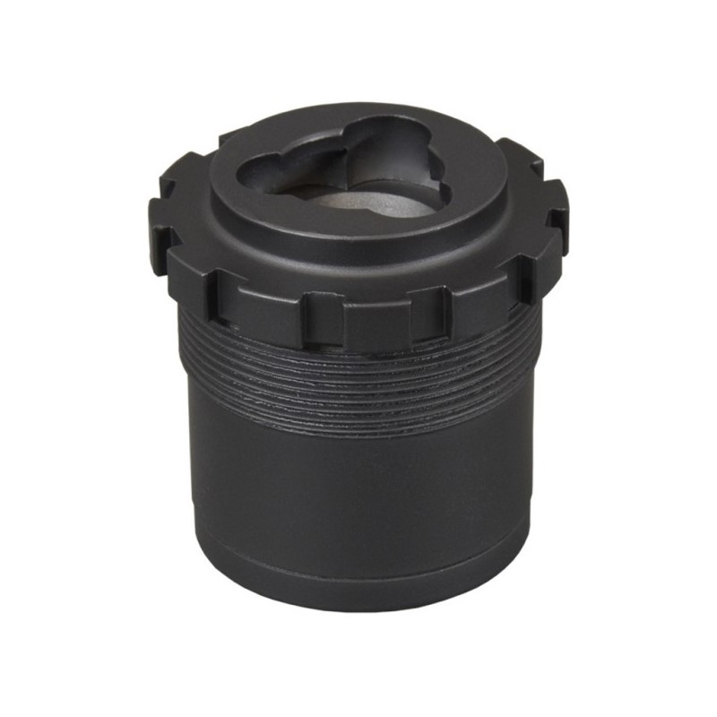 Yankee Hill Machine HD 3 Lug Adaptor 1-3/8x24"- Black
