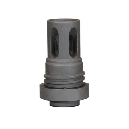 Yankee Hill Machine Mini QD 9mm Flash Hider Suppressor Mount 1/2"-28 Thread- Matte Black
