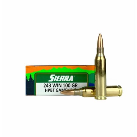Sierra Sports Master .243 Winchester 100 Gr. Gameking Hollow Point Boat Tail- Box of 20