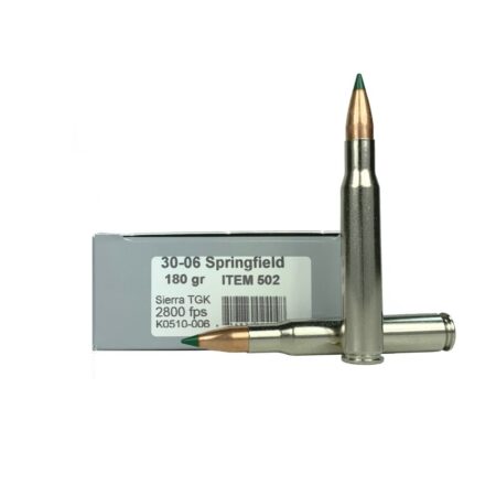 Underwood .30-06 Springfield 180 Gr. Sierra Tipped Gameking- Box of 20