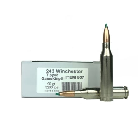 Underwood .243 Winchester 90 Gr. Sierra Tipped Gameking- Box of 20