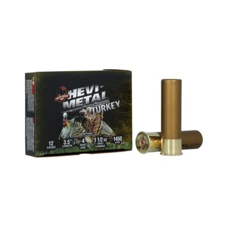 Hevi-Shot Hevi-Metal Turkey 12 Gauge 3-1/2" 1-1/2 oz #4 & 5 Bismuth-Steel Shot -Lead Free- Box of 5
