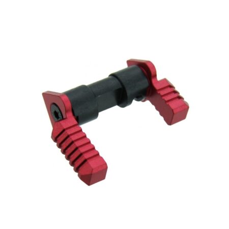 AR15 Ambidextrous Safety Selector Lever Gen2- Aluminum Red