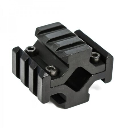 AR15 Universal Picatinny Quad Rail Barrel Mount- Aluminum Black
