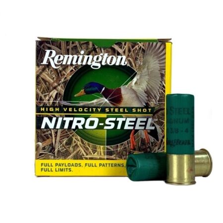Remington Nitro Steel 12 Gauge 3" 1-3/8 oz. BB Non-Toxic Steel Shot- Box of 25