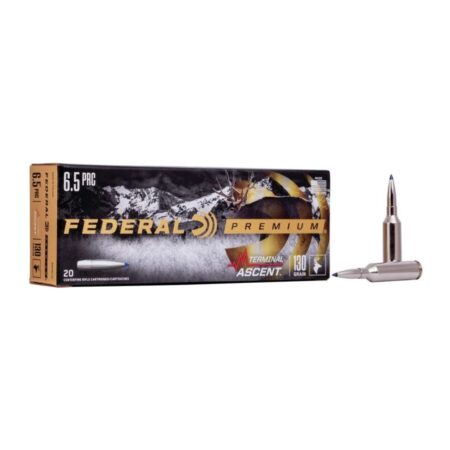 Federal Premium Terminal Ascent 6.5 PRC 130 Gr. Slipstream Polymer Tip- Box of 20