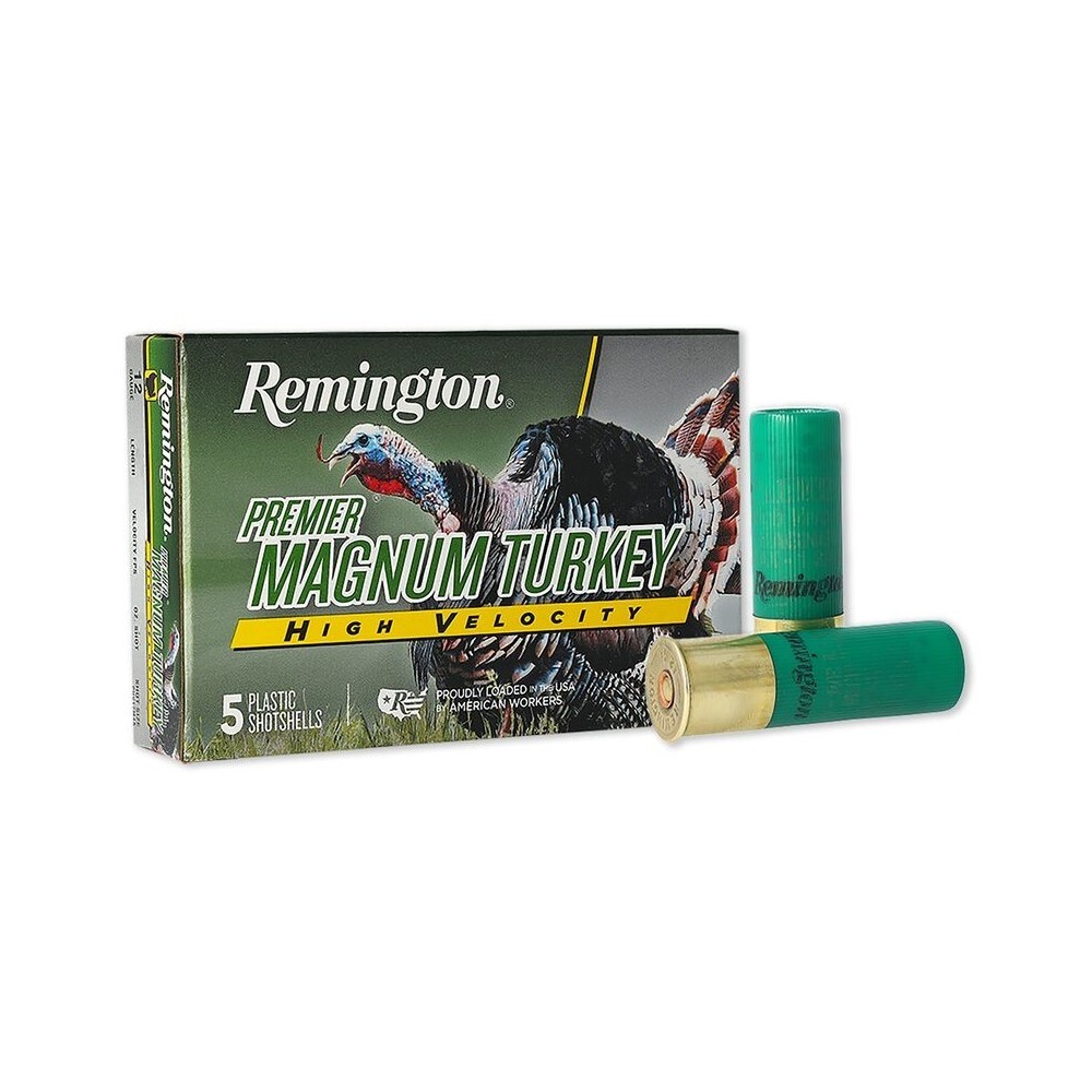 Remington Premier Magnum Turkey 12 Gauge 3-1/2" 2 oz #5 Shot Copper Plated Lead Shot- Box of 5