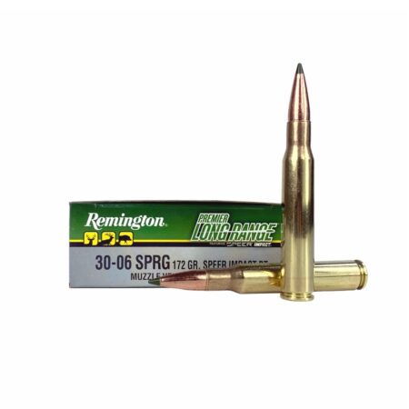 Remington Premier Long Range .30-06 Springfield 172 Gr. Speer Impact Polymer Tip Boat Tail- Box of 20