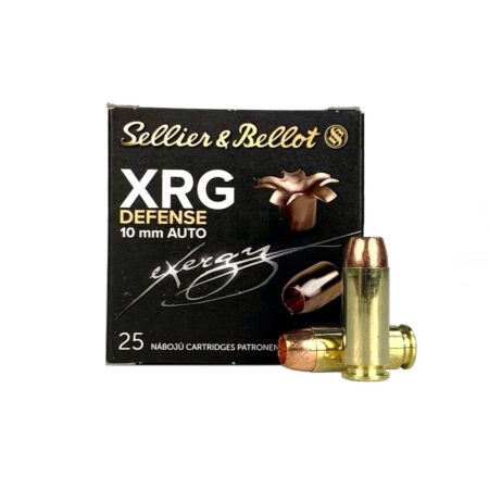 Sellier & Bellot XRG Defense 10mm Auto 130 Gr. XRG Hollow Point- Lead-Free- Box of 25
