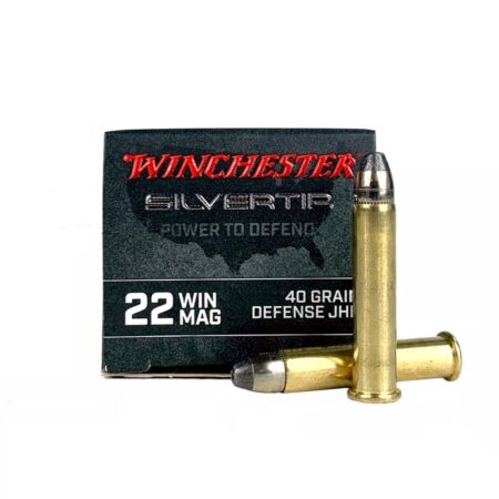 Winchester Silvertip .22 Winchester Magnum 40 Gr. Defense Jacketed Hollow Point- Box of 50