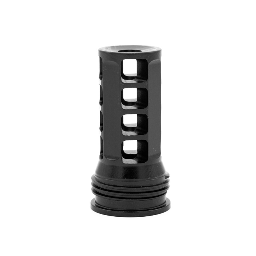 HUXWRX Muzzle Brake-QD 762 5/8x24- Black- HUX1574