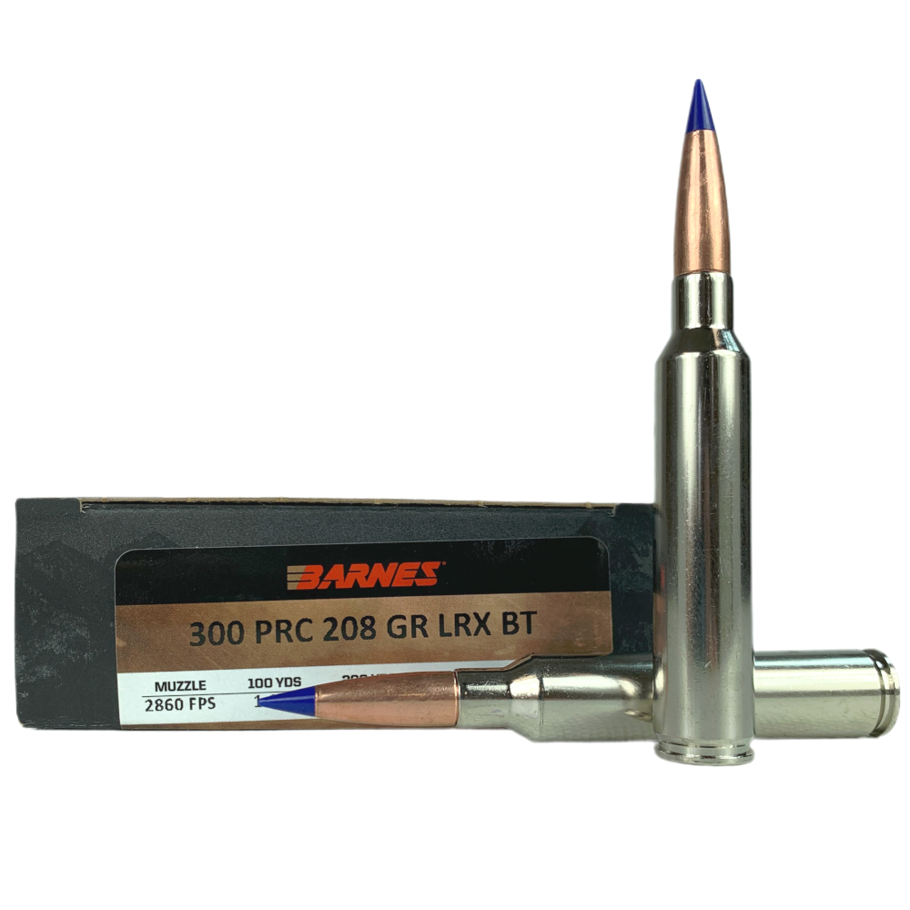 Barnes VOR-TX Long Range .300 PRC 208 Gr. Barnes LRX Boat Tail- Lead-Free- Box of 20- 32175
