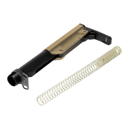 an image of the product CMMG AR-15 Ripstock 6-Position Carbine Stock Assembly- Coyote- 55CA96C-CT