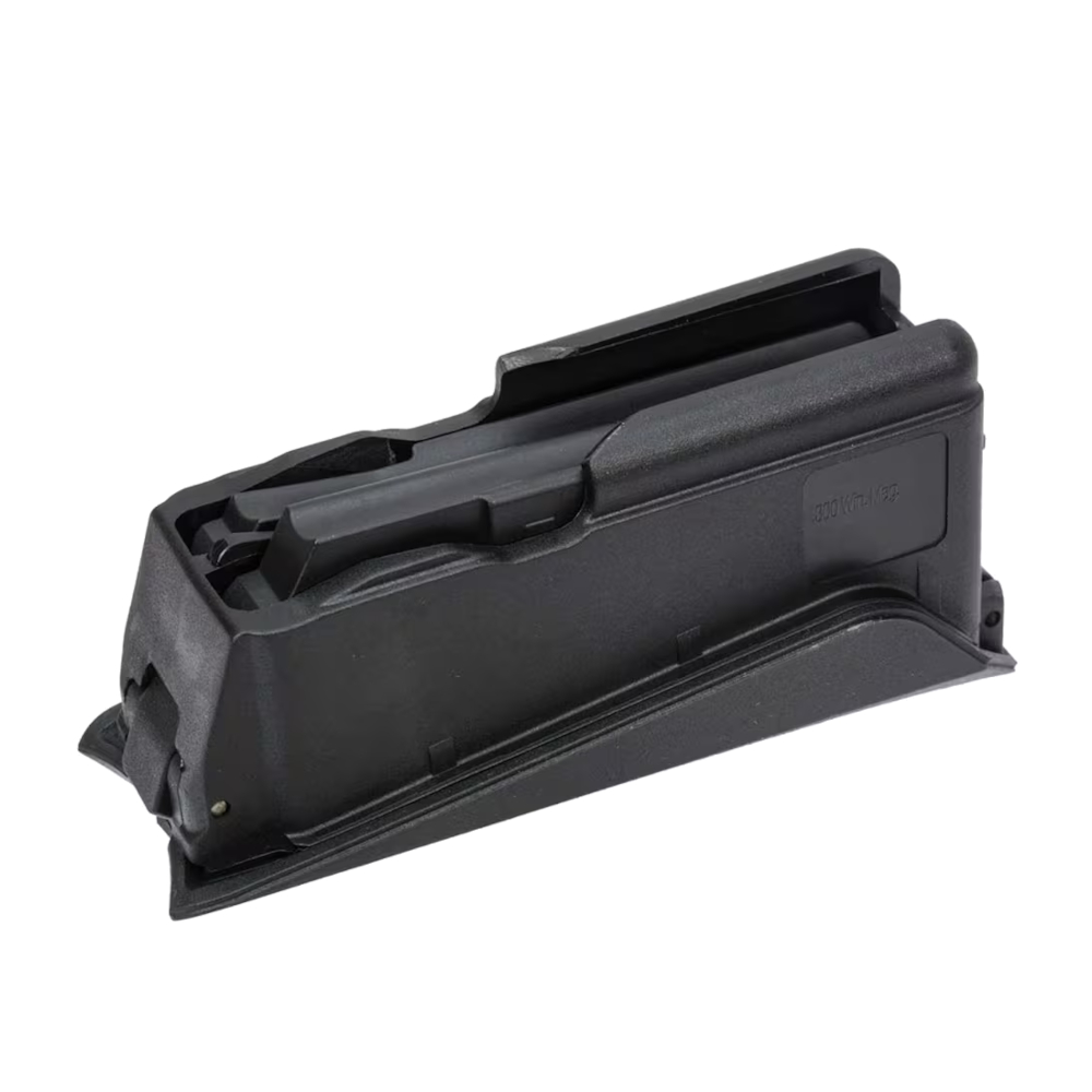 an image of the product Benelli Lupo .300 Winchester Magnum 4-Round Magazine- Black Polymer- 80337