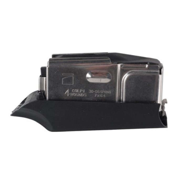 an image of the product Benelli R1 .30-06 Springfield 4-Round Magazine- Black Polymer- 81110