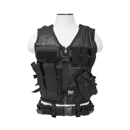 VISM Tactical Vest, Medium-2XL - Black