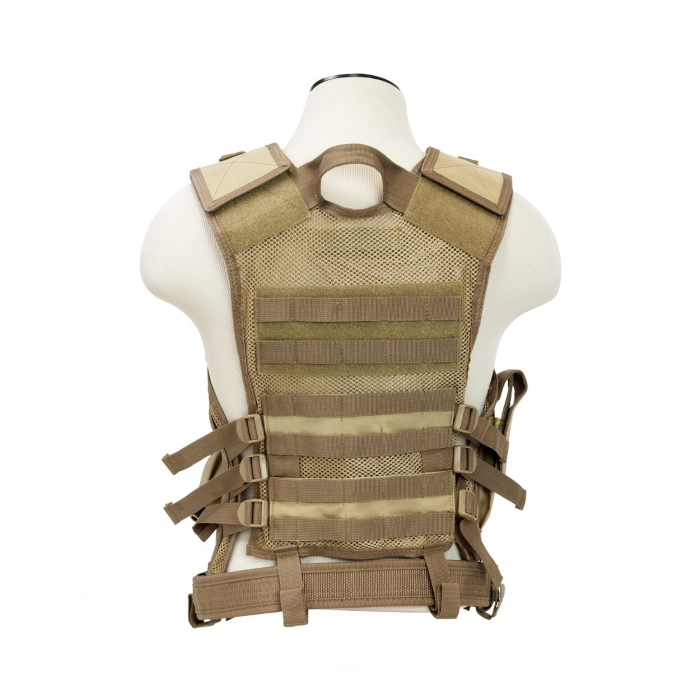 VISM Tactical Vest, Medium-2XL - Tan - Image 2