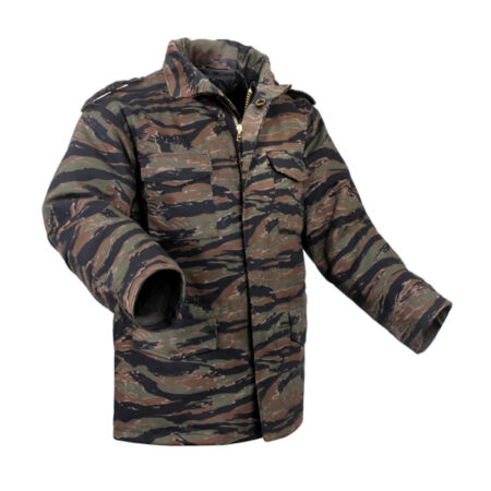 Rothco M-65 Field Jacket- Tiger Stripe Camo- Large, Regular